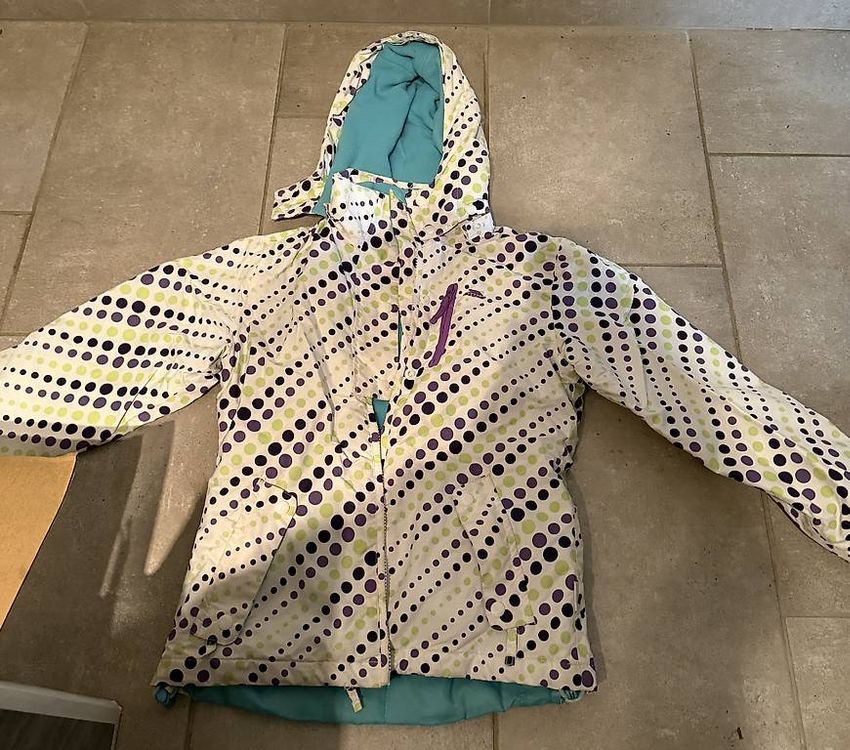 Veste Fille Rouge Rubis Taille 11-12 Ans - Style Puffa (doudoune) - Marque TU - Parfaite Pour L'automne