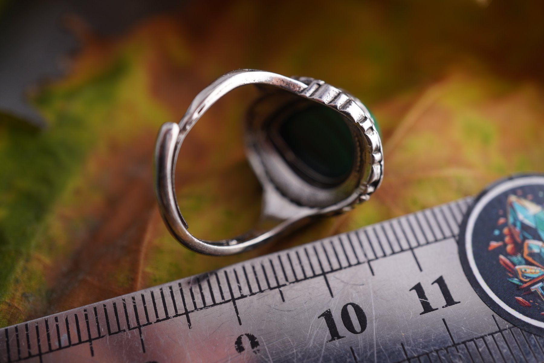 Minerali & Pietre curative: Malachit   ring Grösse  Variabel     (Räumung!) – Nuovo e nell'imballaggio originale da Eschenbach SG venduto da topstone 4