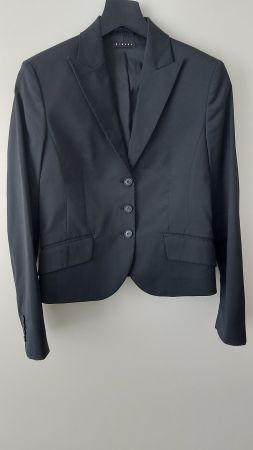 Schicker, Blazer von Sisley, Gr. 38/40, Schwarz, tailliert