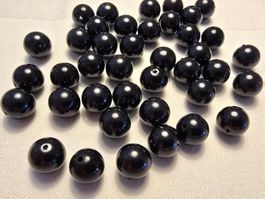 80x Glasperlen 12mm