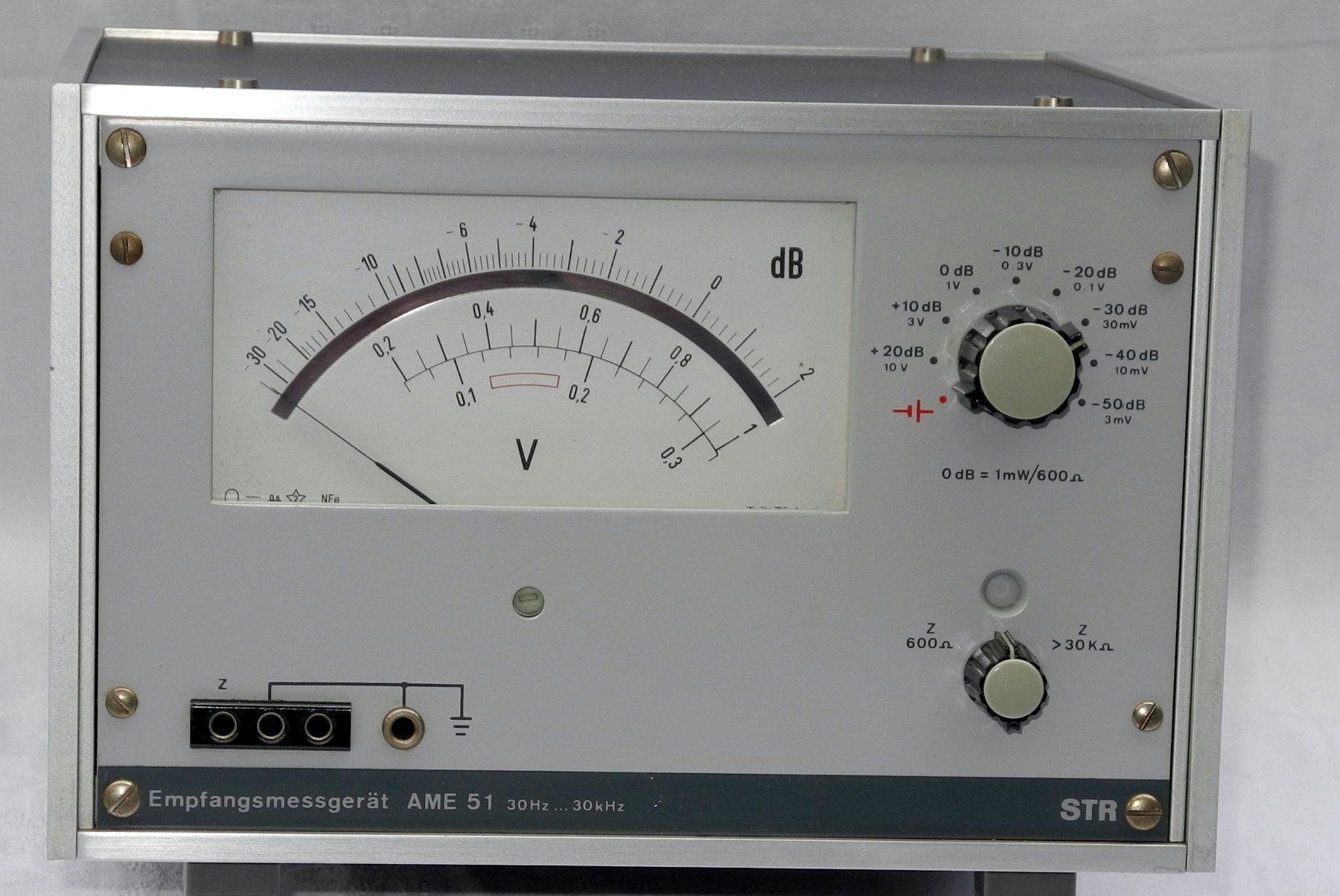 Misurare: NF-Millivoltmeter / Empfangsmessgerät STR AME 51 Geprüft – Usato da Steinmaur venduto da techcollector 1