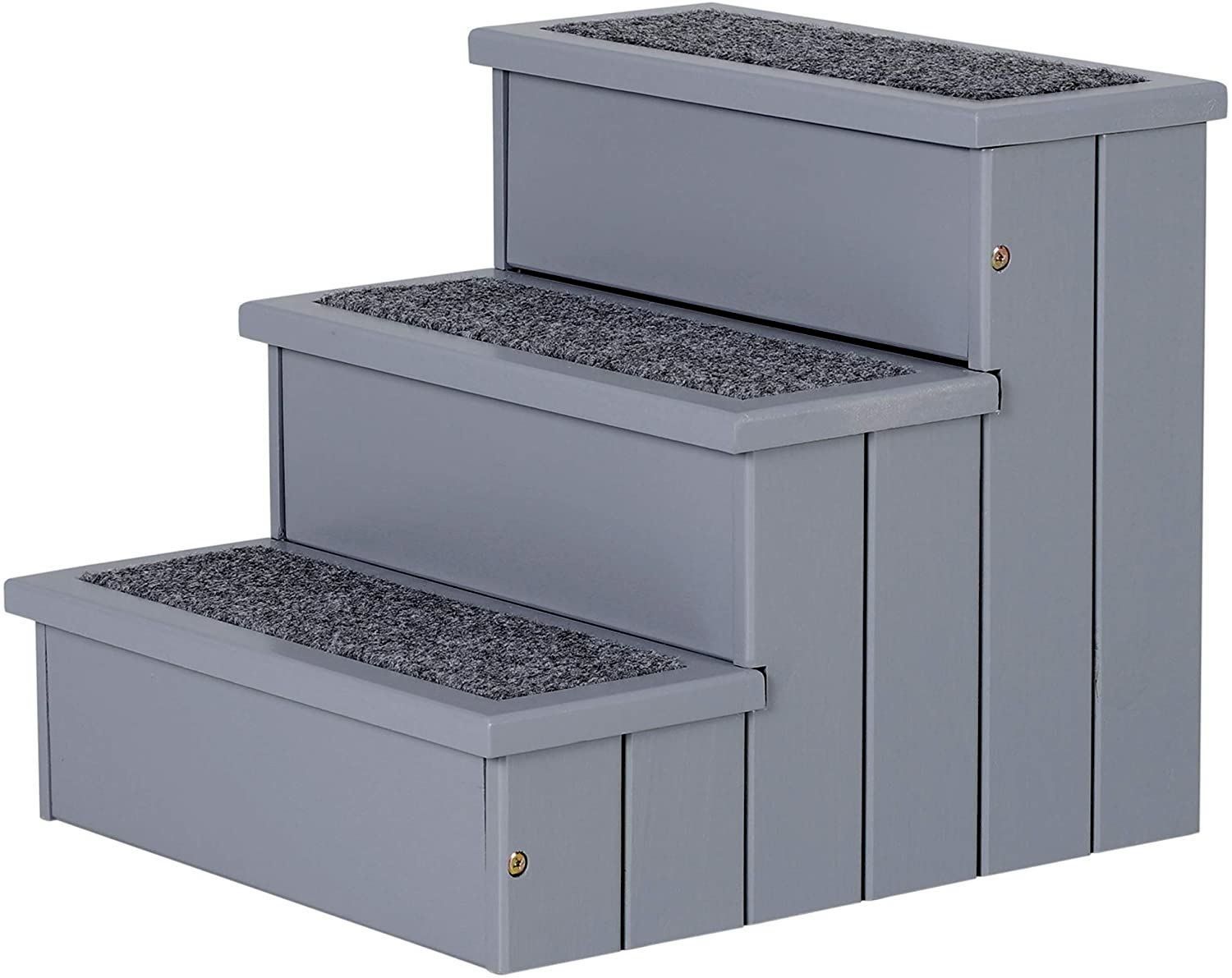 Altro in Accessori per animali: Pawhut Haustiertreppe mit Teppich Grau – Nuovo e nell'imballaggio originale da Bottighofen venduto da zaap