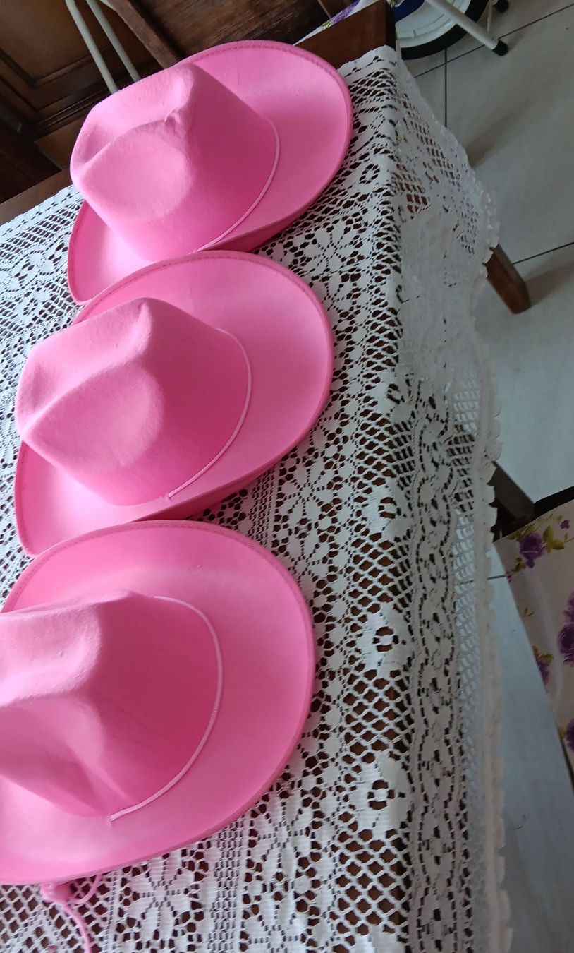 Copricapi, berretti & cappellini: Cappelli da cowboy rosa, set da 3, usati – Usato da Carena venduto da gra_yz7p