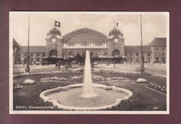 BASEL - Bundesbahnhof - Tram - 1926