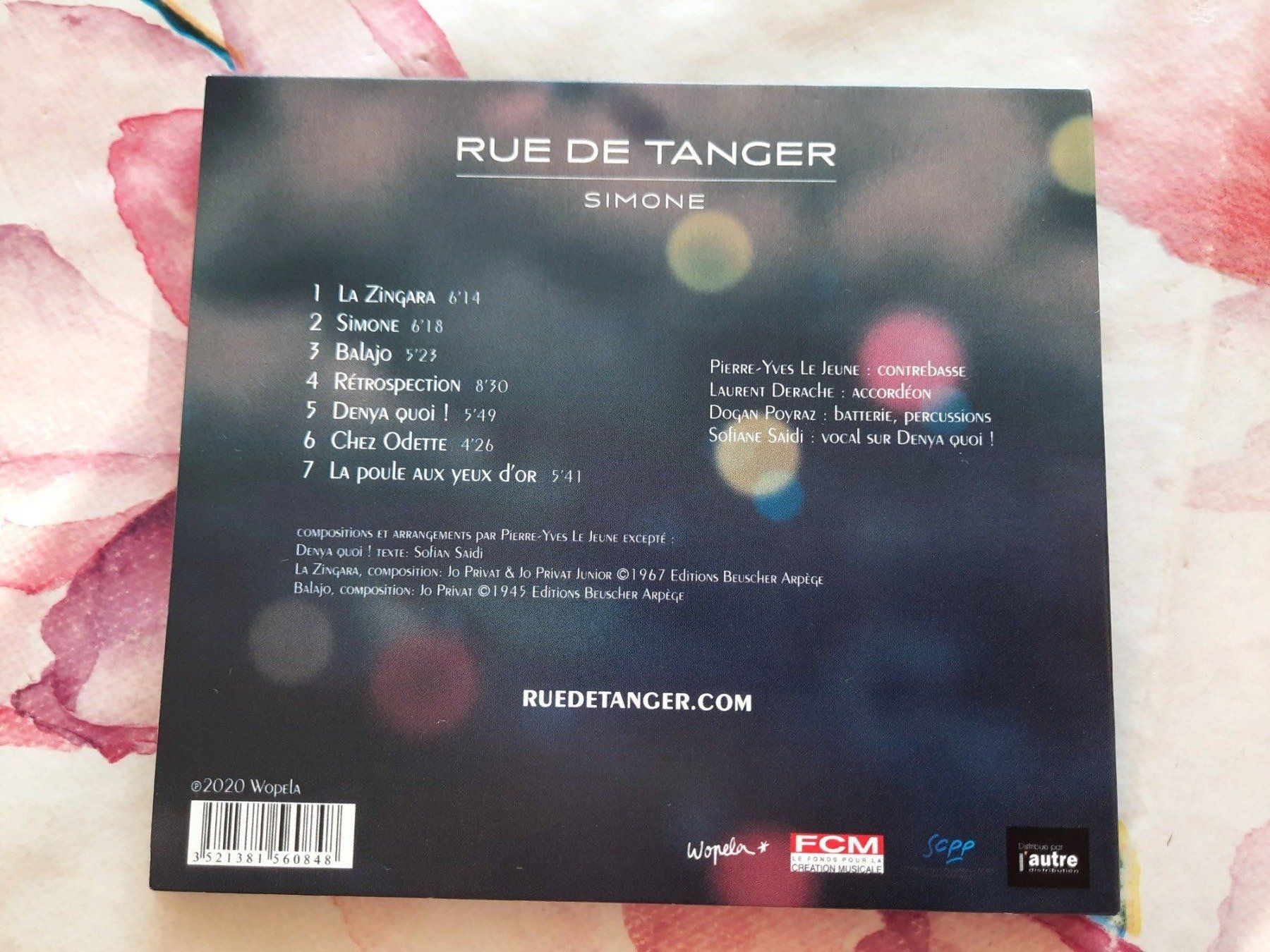 CDs: CD Rue de Tanger - Simone ( Jazz 2020 ) – Gebraucht aus Pully von bro_n52j 1