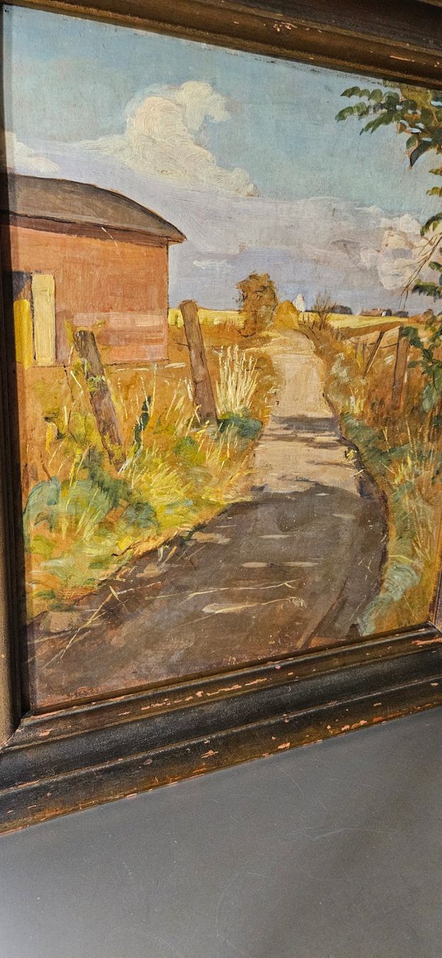 Dipinti: Ölbild Einar Parslev Dänischer Maler Gemälde Impressionismus – Usato da Uttwil venduto da TG-Lupa 2