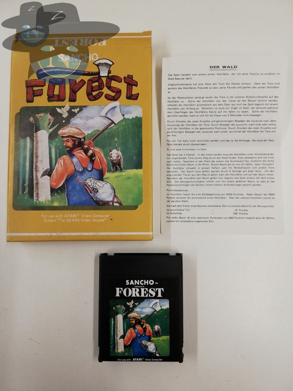 Atari Giochi: Forest - Sancho / Atari VCS 2600 – Usato da St. Gallen venduto da zorro_dc
