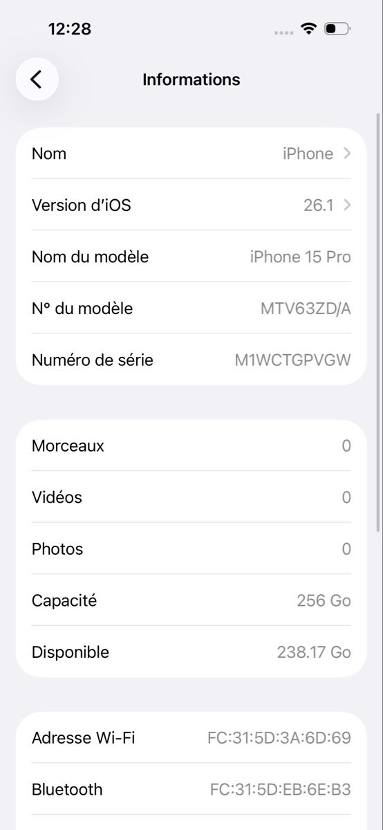Apple Telefoni cellulari / Smartphones: iPhone 15 Pro 256 avec boîte  – Usato da Mont-sur-Rolle venduto da Dealer8 4