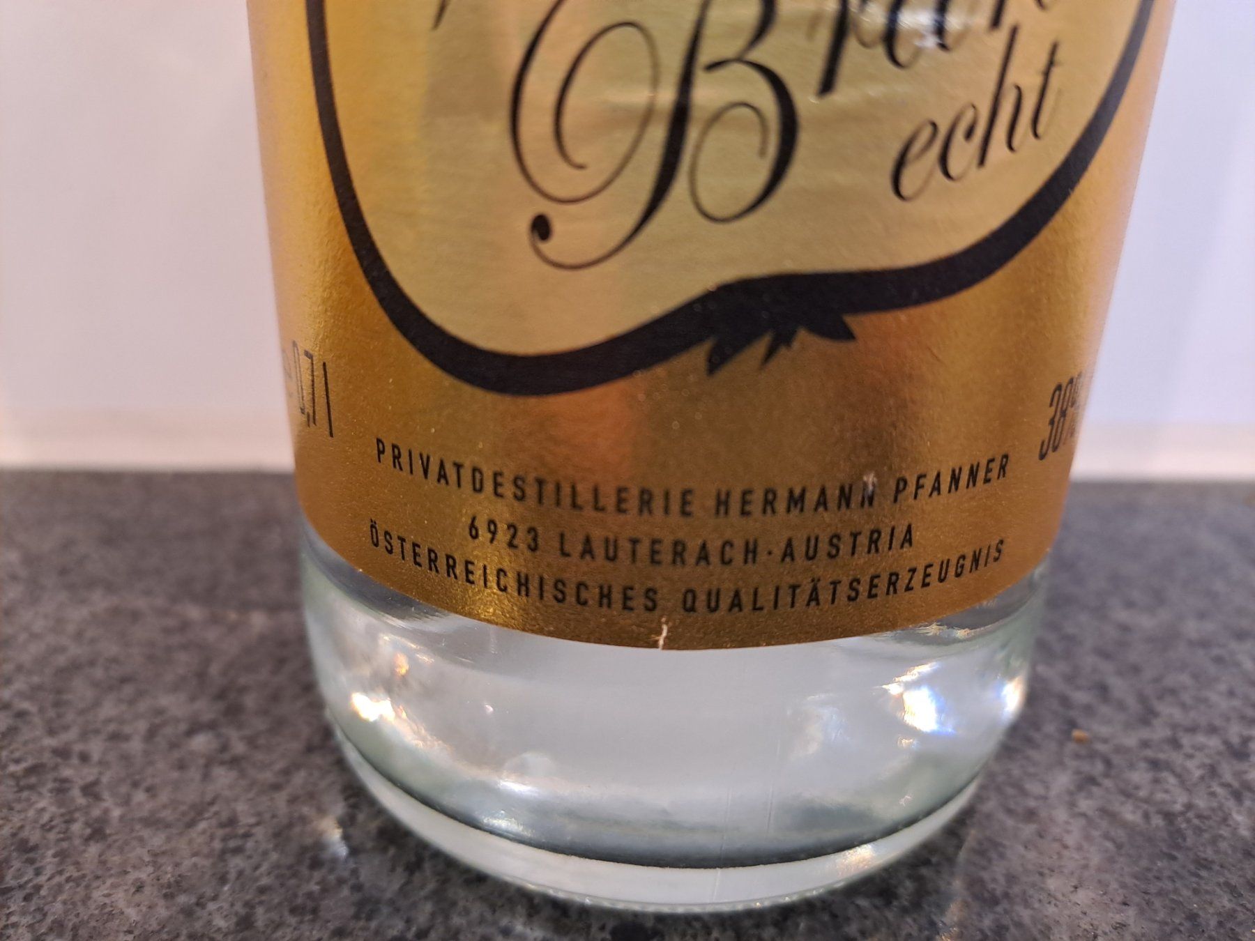 Bevande alcoliche: Alte Flasche Williams Brand von Pfanner – Nuovo e nell'imballaggio originale da Elsau venduto da Kellerraeumung 4