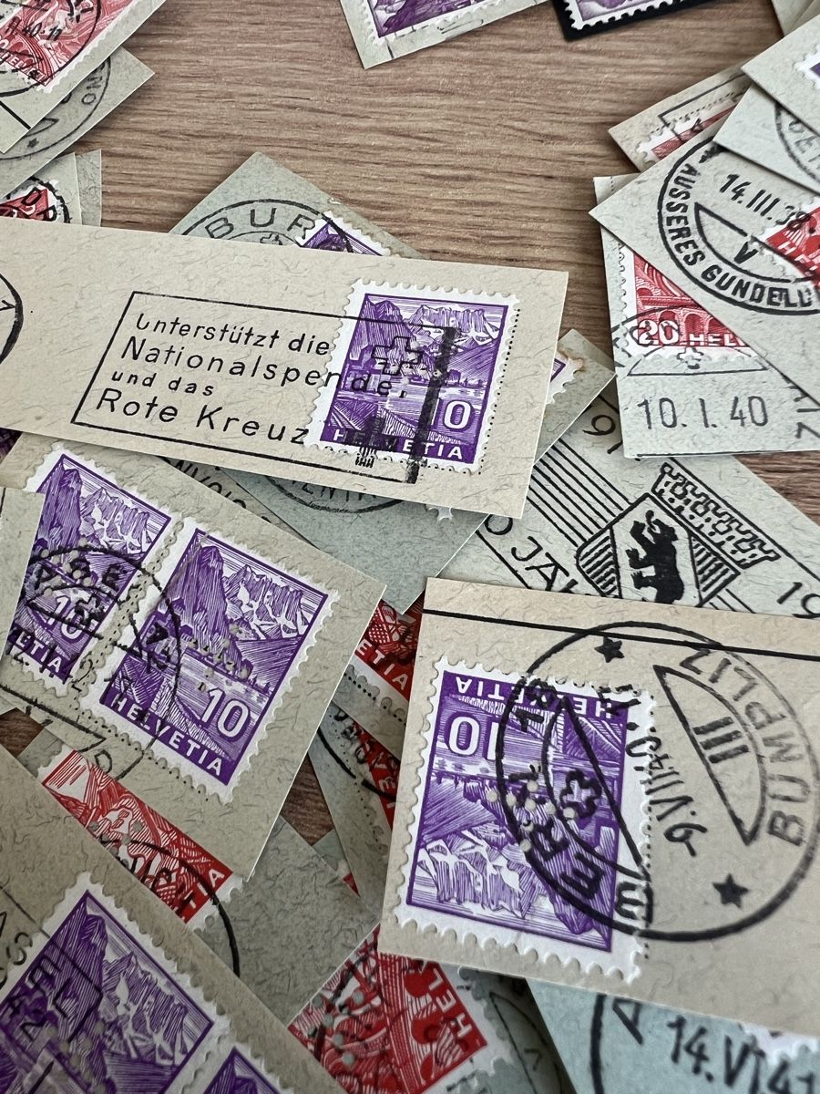Tutti i francobolli: Grosses Lot an alten Schweizer Dienstmarken  – Usato da Braunau venduto da Desil2511 7