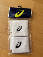 Asics Frottee-Schweissbänder für Handgelenke, Set weiss, neu