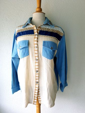 BLUSE HEMD SPORTSWEAR THE NATURE COMPANY M 38 top vintage