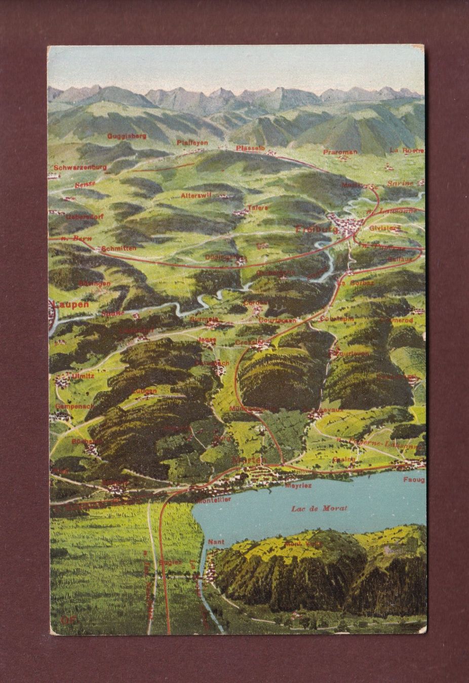 Ansichtskarten: LAC DE MORAT et environs – Gebraucht aus Pully von nicecards-shop