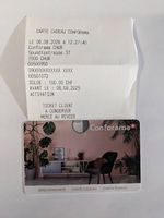 Conforama Geschenkkarte CHF 100. (Gültig bis 2029)
