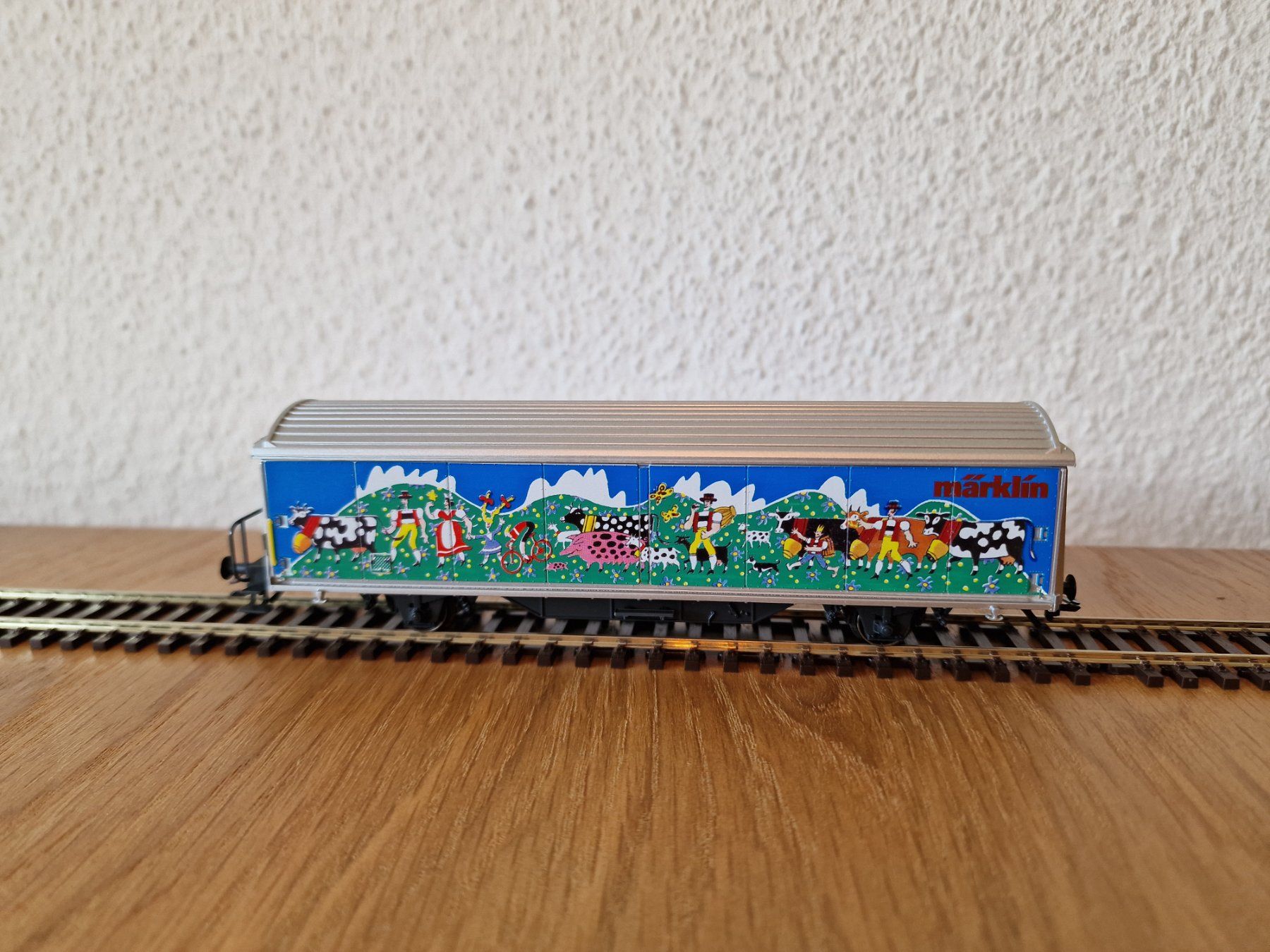 Märklin Modellini di ferrovie: Märklin Alpaufzugwagen H0 – Usato da Matten b. Interlaken venduto da lor_hr9w