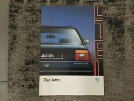 VW Jetta Verkaufsprospekt mit 28 Seiten Januar 1988