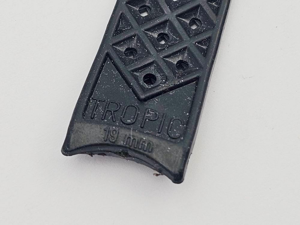 Armbänder & -reifen: Bracelet TROPIC noir 19mm – Gebraucht aus Genève von Vintage-Tools 3