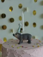 Geburtstagskerze SCHLEICH Nilpferd-Baby