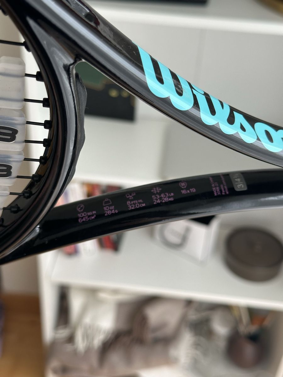 Wilson Racchette: Wilson Six LV-Tennisschläger + Schutzhülle – Usato da Bern venduto da frejrau 5
