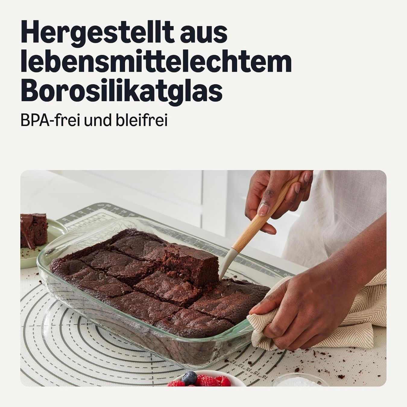 Backformen: Glas-Backformen Set 6-teilig mit Deckel | Ofenfest – Neu und originalverpackt aus Suhr von SchnapperCH 2