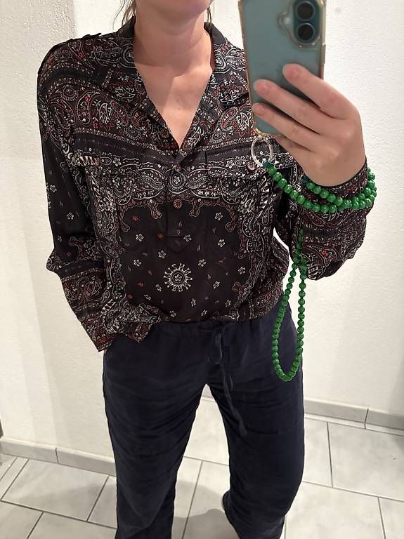 Blusen: Zimmermann Seidenbluse Parsley Grösse M/L – Gebraucht aus Unterägeri von mar_96hk