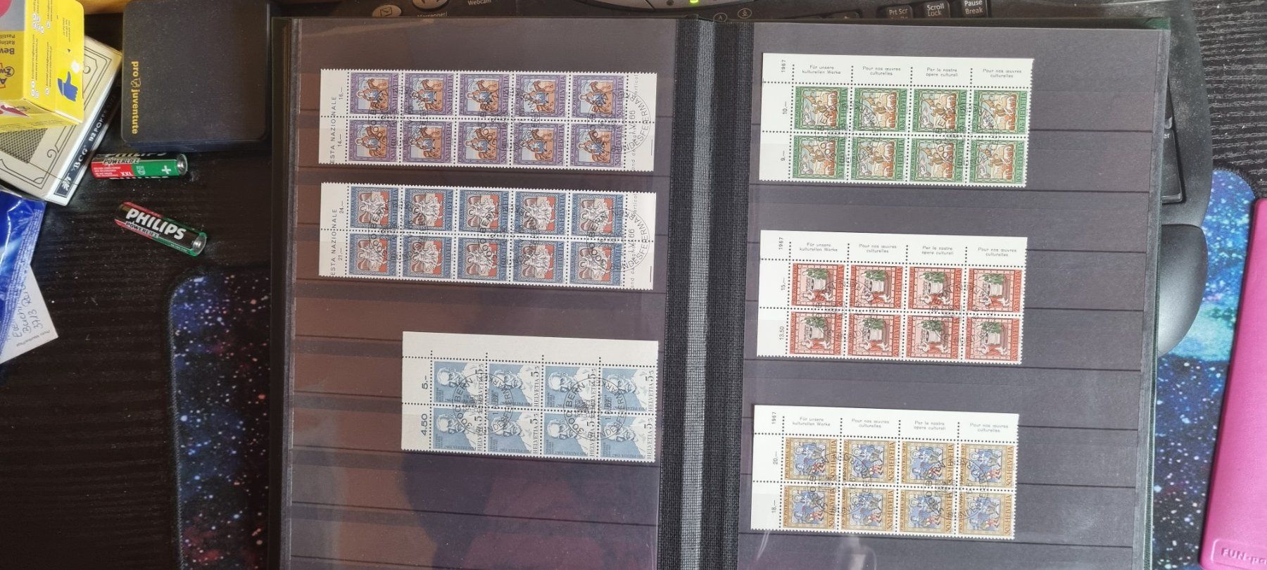 Alle Briefmarken: CH LOT PRO PATRIA AB 1938 -64 ** – Gebraucht aus Dintikon von bonita099 7