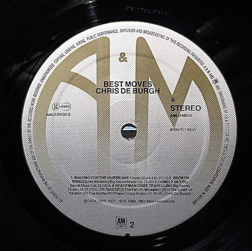 Dischi in vinile: CHRIS DE BURGH "Best Move" LP in VG++/EX – Usato da Monthey venduto da Pingmub 4