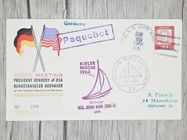 CL14 Enveloppe + Timbre Allemagne 1963