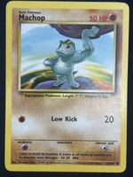 Pokemon Machop Base Set Karte 52/102 Vintage 🇺🇸 non Holo