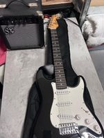 E-Gitarre SX mit Tasche und Verstärk