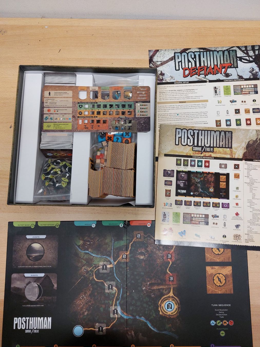 Giochi: Posthuman Survive/Evolve inkl. Add on (beides englisch) – Usato da Binningen venduto da Harry_82 1