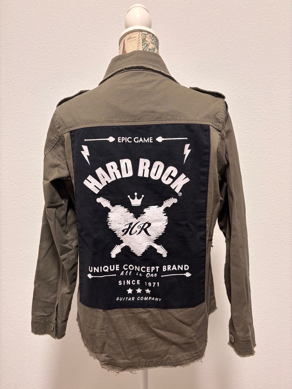 Giacche: Hardrock Cafe Jacke in Olive Gr.M – Usato da Gossau SG venduto da Swisslady25