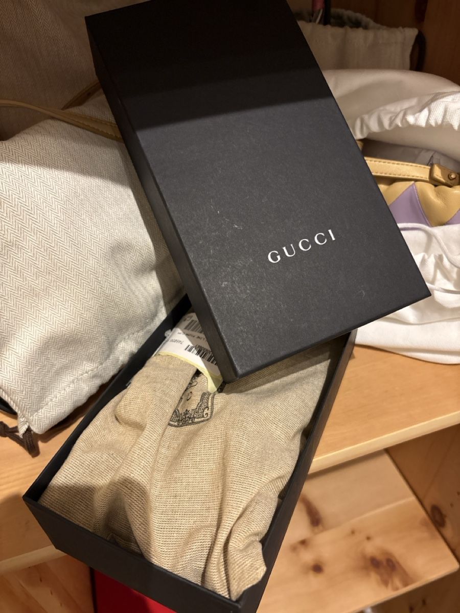 Gucci Borse da donna: Authentic Gucci Wallet on Chain - Black Leather, New! – Nuovo (secondo la descrizione) da Dübendorf venduto da Tony321 9