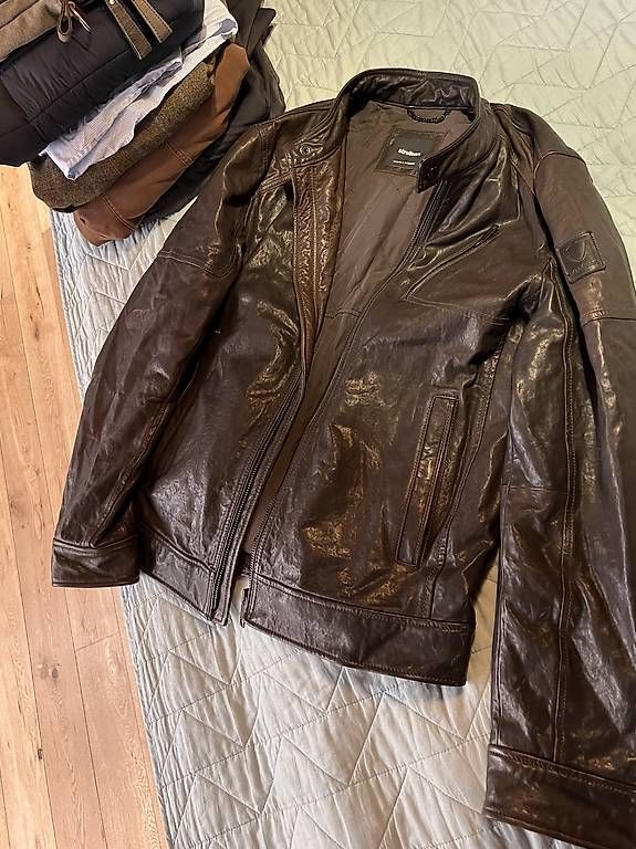 Vestes: Lederjacke Lammnappa Nappaleder Lammleder Strellson 54 – D'occasion à Gutenswil par jj1980ch 3