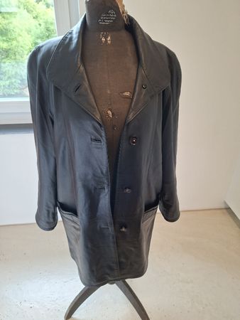 Lederjacke Infinita echt Lammnappa schwarz Grösse 38