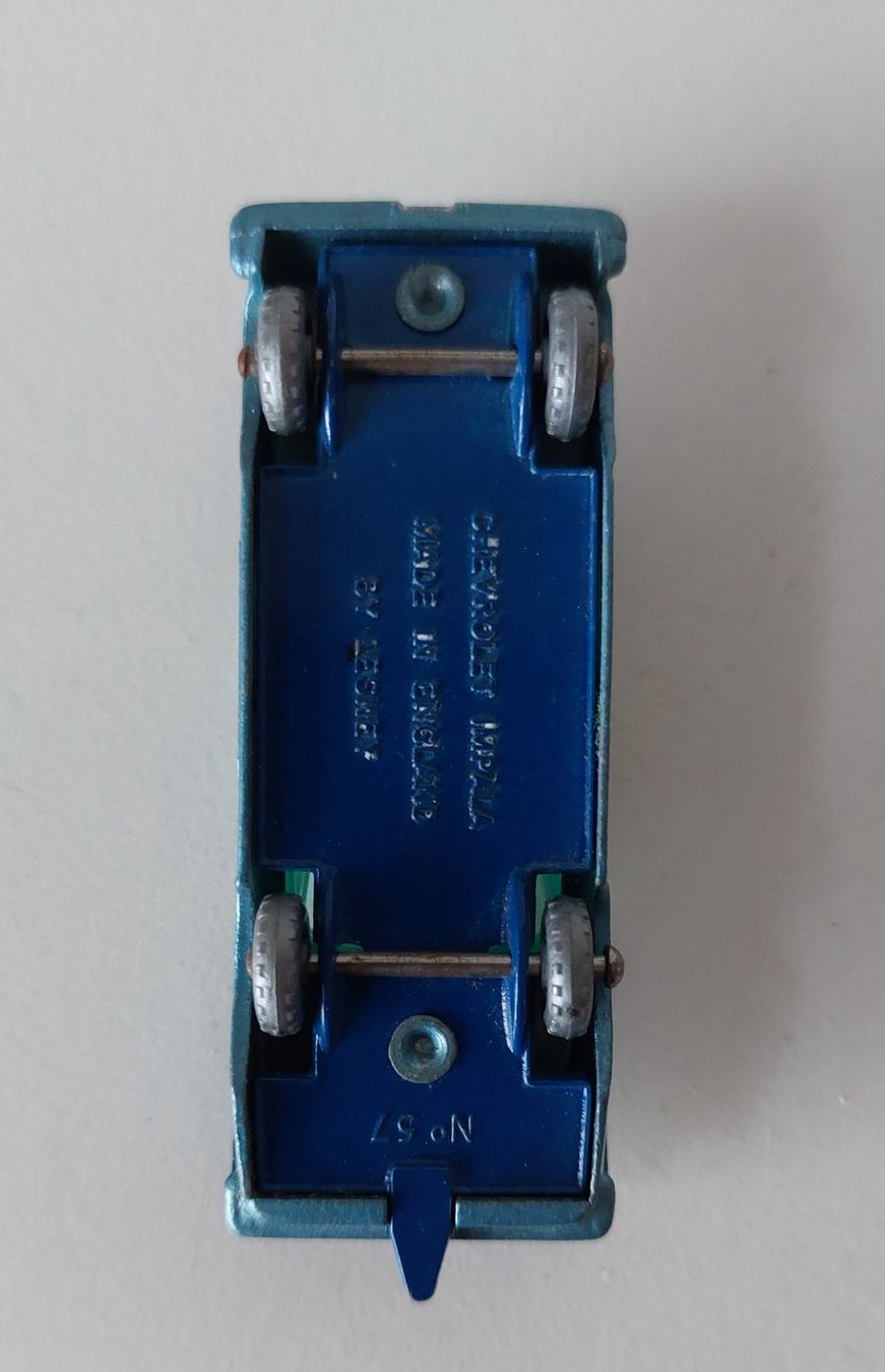 Matchbox Modellautos: Matchbox Lesney Nr. 57B Chevrolet Impala – Gebraucht aus Schenkon von Elbarto007 6
