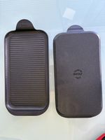 2x RISOLI Grillplatte Fingerfood 32cm x 16cm neuwertig 