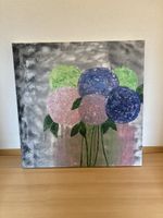 Acrylbild Hortensie