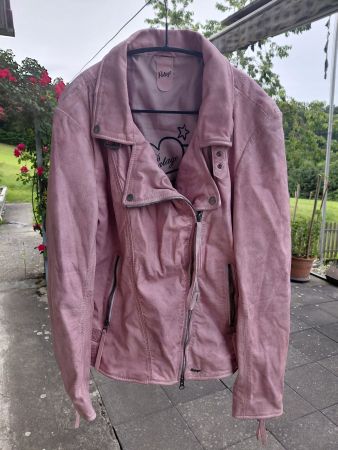Lederjacke Dezentes Pink Patago Gr. 44 Leder 👍💯🧥