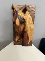 Sculpture vintage de tête de cheval