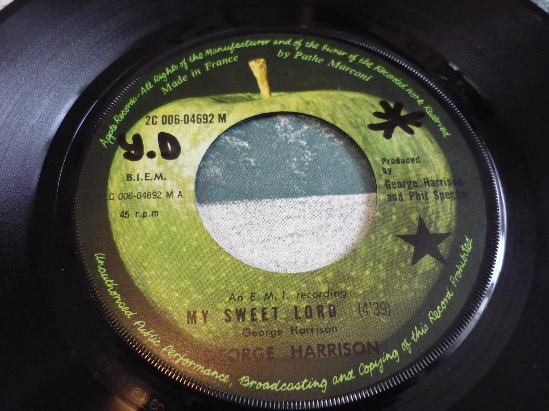 Dischi in vinile: 3x 7" Vinyl Singles - George Harrison + The Beatles + Ringo – Nuovo e nell'imballaggio originale da Beringen venduto da Flatretriever 4