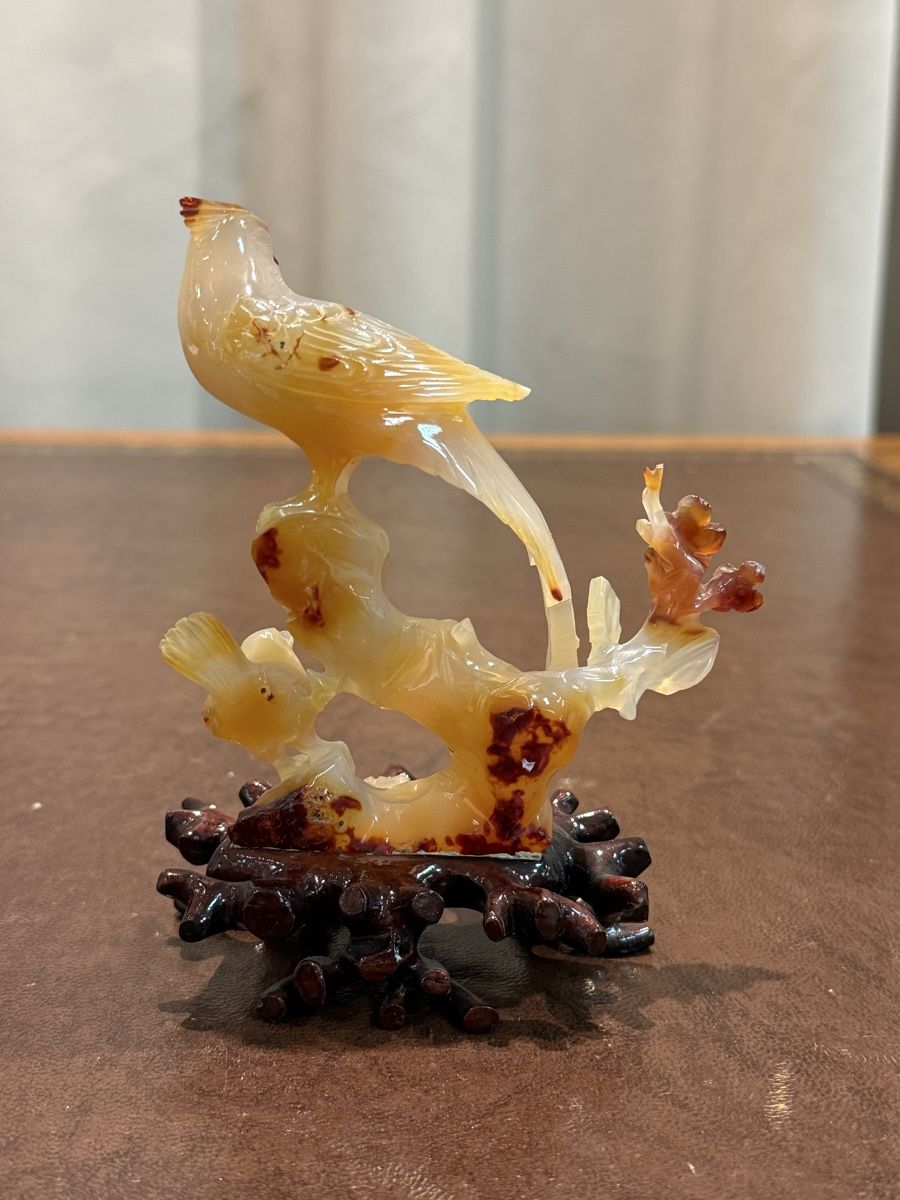 Figurines: Achat-Vogel-Skulptur, China – D'occasion à Zofingen par GrosisWonderkeller