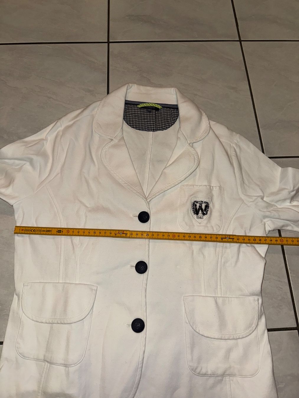 Jacken: Weisser Blazer Reeling Gr. 44, Baumwolle-Mix – Gebraucht aus Hergiswil NW von kaufe_bei_kaufmann 6