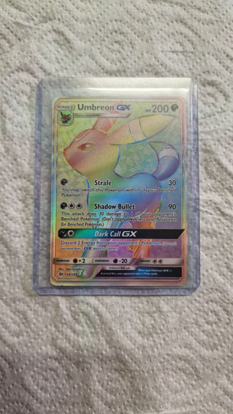 Pokémon Sammelbilder & Trading cards: Umbreon GX 154/149 EN ab 1.- – Neu (gemäss Beschreibung) aus amriswil von 3dworldswiss