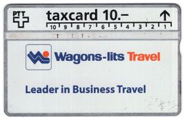 Wagons-lits Travel - seltene Firmen Taxcard