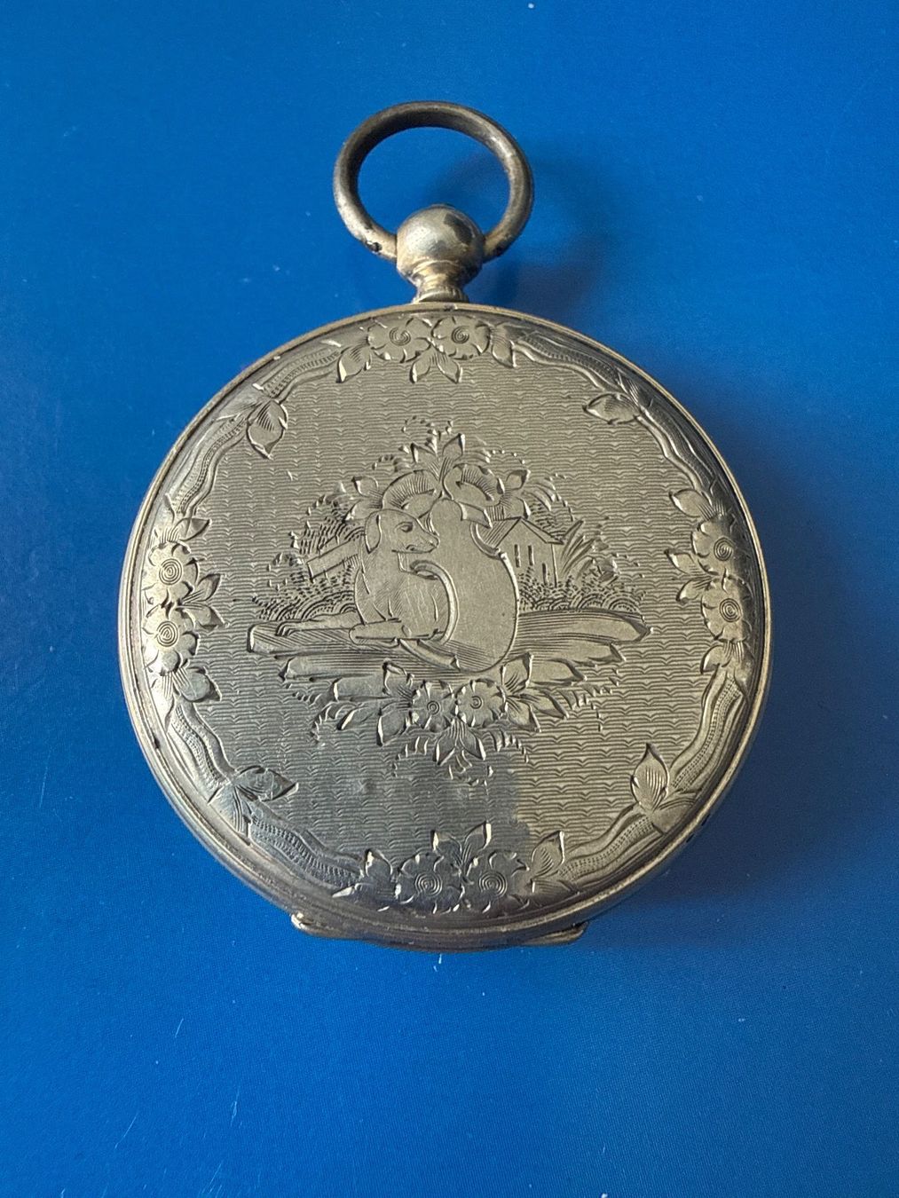 Orologi: Antike Taschenuhr Silber läuft – Usato da Stadel venduto da amigo014 1