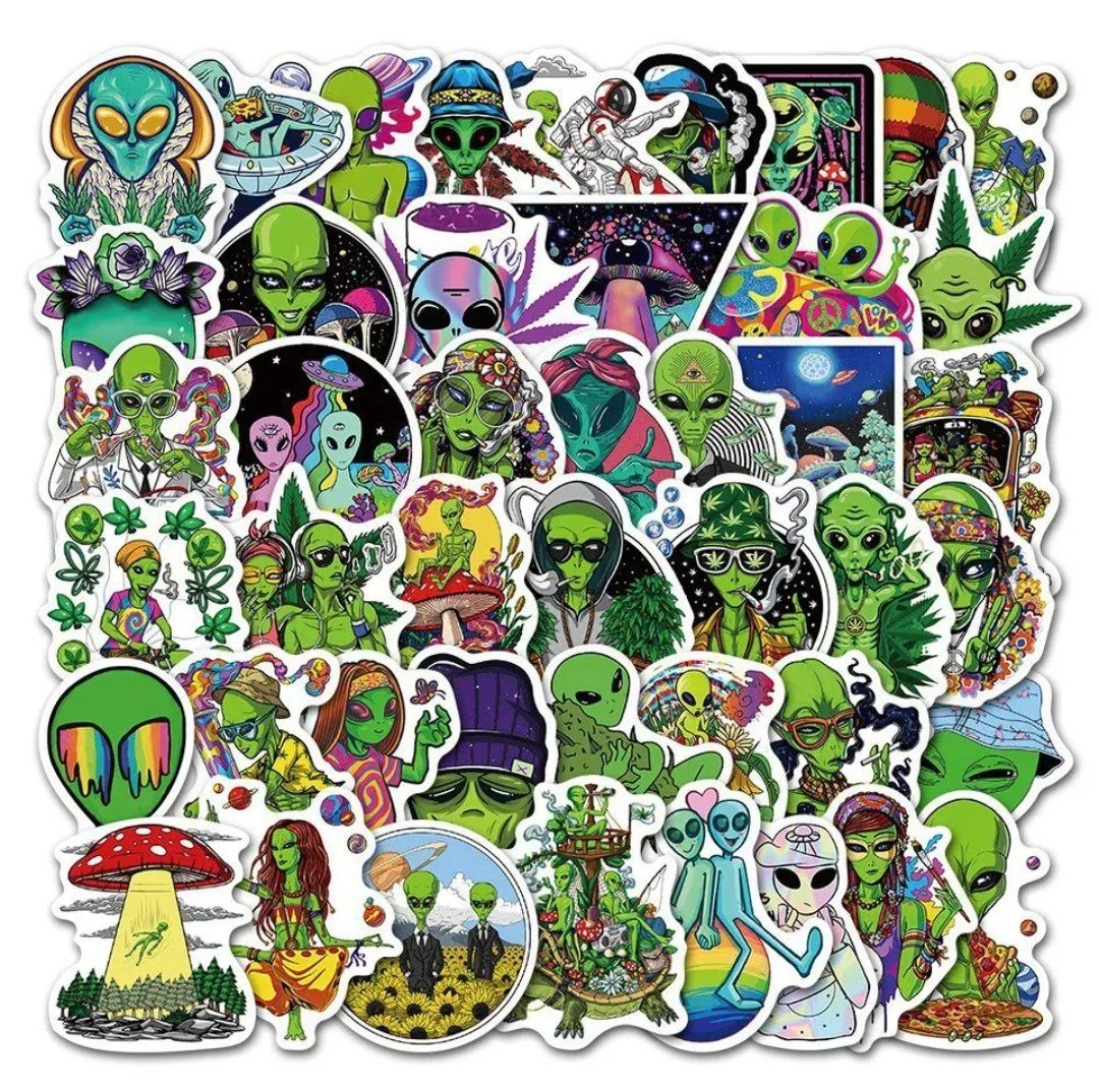 Sticker: Sticker aliens 50x – Nuovo e nell'imballaggio originale da Dorf venduto da Messer-Schweiz