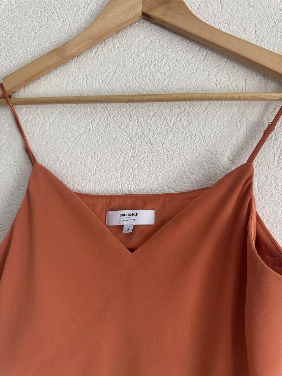 Vestiti: Saunders Kleid, orange, Größe 2, 100 % Polyester, neu – Nuovo e nell'imballaggio originale da Veyras venduto da ValClasse 3