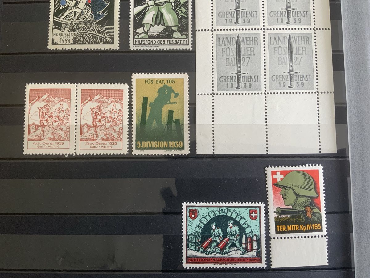 Tous les timbres: Soldatenmarken – Neuf (Voir description) à Binningen par chr_cr5n 2