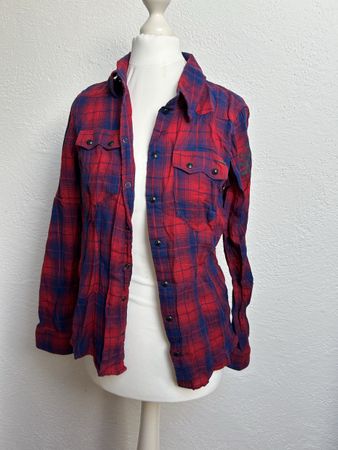 G-Star RAW Hemd, Holzfäller Style, Rot/Blau, Grösse S